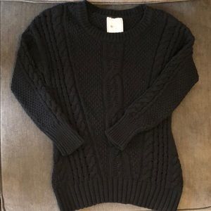 Cable knit sweater